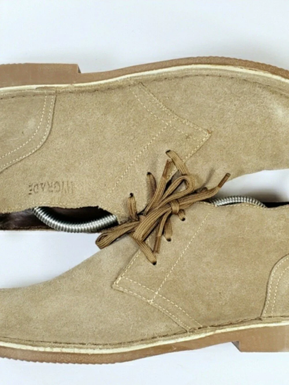 HyGrade Mens Suede Leather Chukka Boots